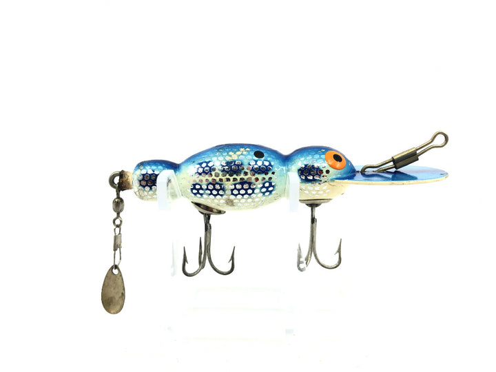 Bomber Wooden Water Dog Color #87 Metascale Blue Back Shad