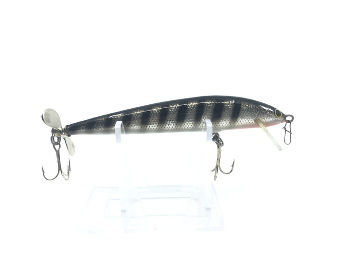 Unmarked Possible Bagley Minnow Silver with Black Ribs Color