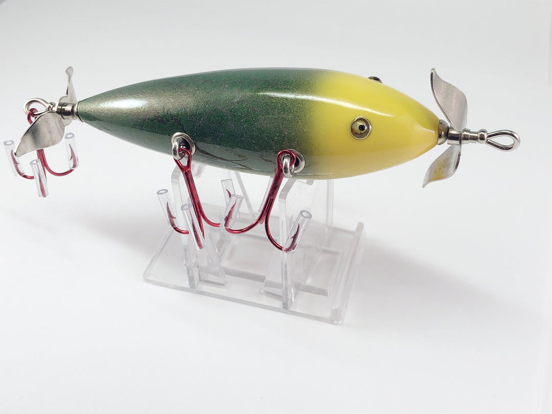 Rusty Jessee Killer Baits Five Hook Minnow in Yellow and Green Color