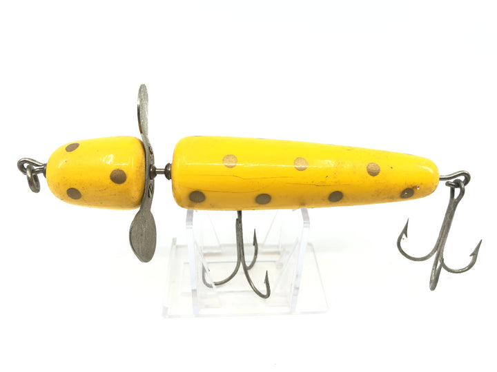 Pflueger Globe Yellow with Gold Dots Color