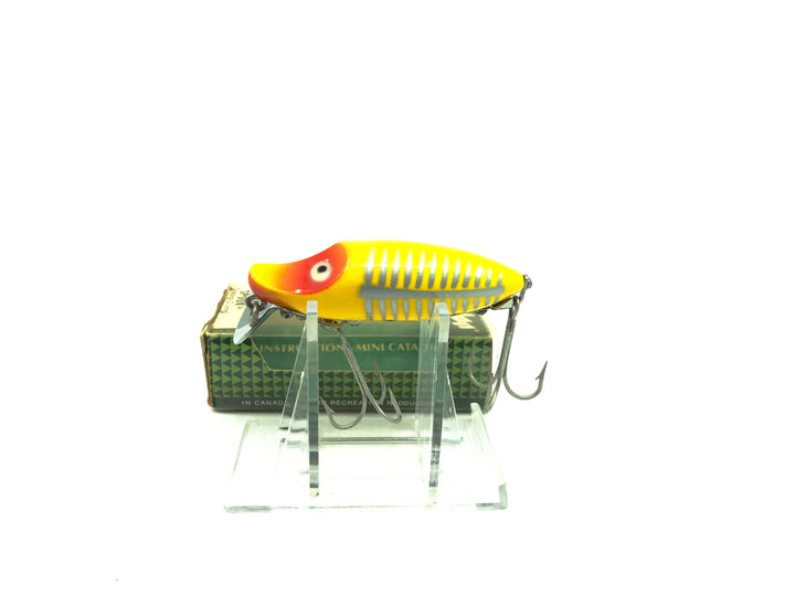 Heddon River Runt Spook Sinker 9110-XRY Yellow Shore Minnow Color with Box