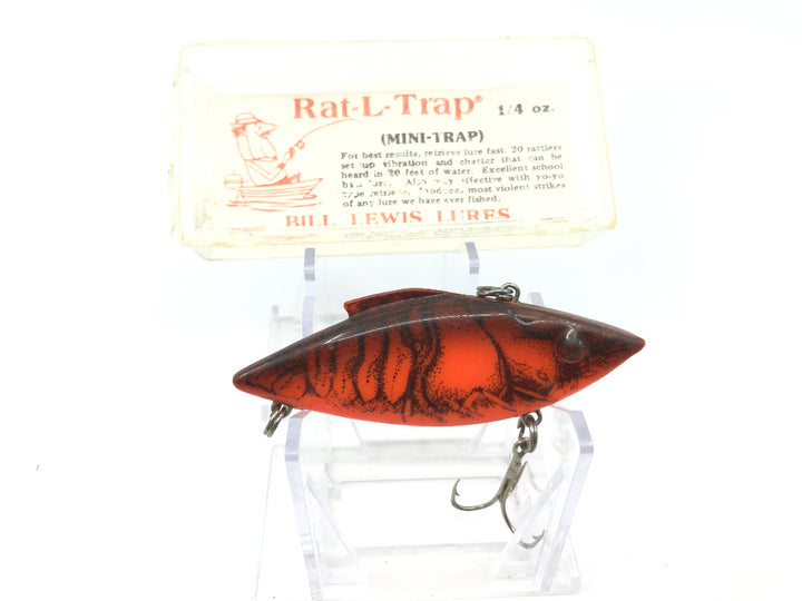 Bill Lewis Rat-L-Trap Orange Crayfish Color 1/4 oz with Box Old Stock