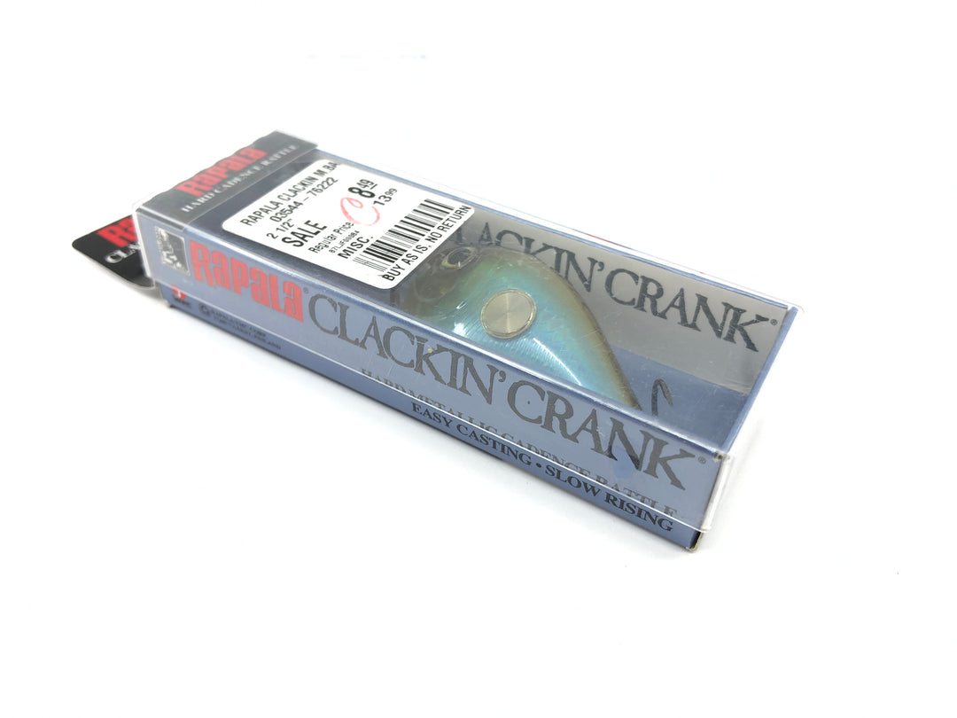 Rapala Clackin' Crank CNC-610 MBS Moss Back Shad Color New in Box Old Stock