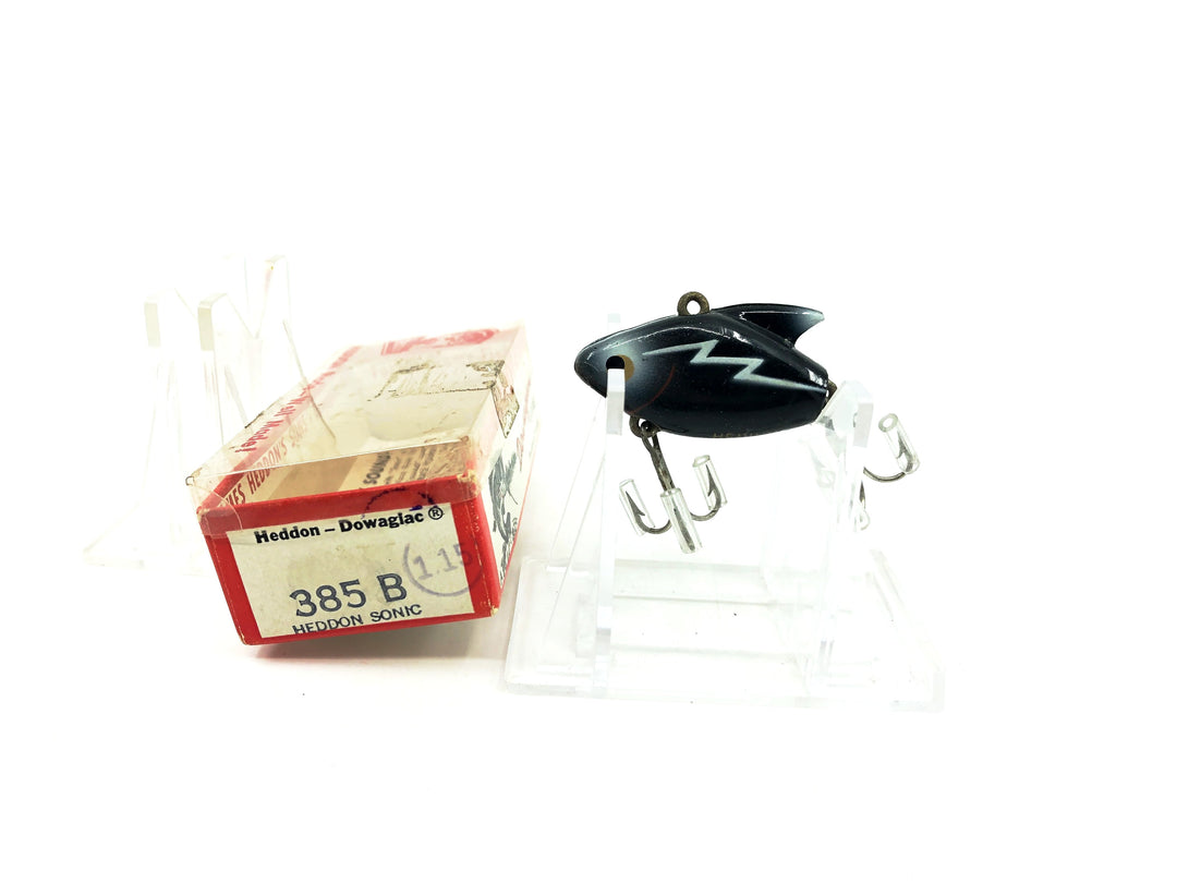 Heddon Sonic 385, B Black Color with Box