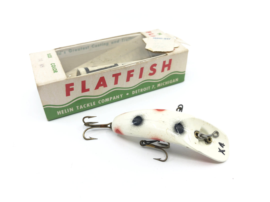 Helin Flatfish X4 WH White with Dots Color in Box