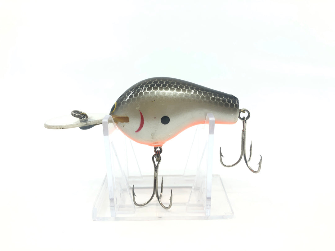 Black Silver and Orange Scale Color Crankbait