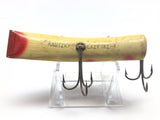 Vintage Kautzky Lazy Ike 4 Wooden Lure in Yellow with Red Spots Color