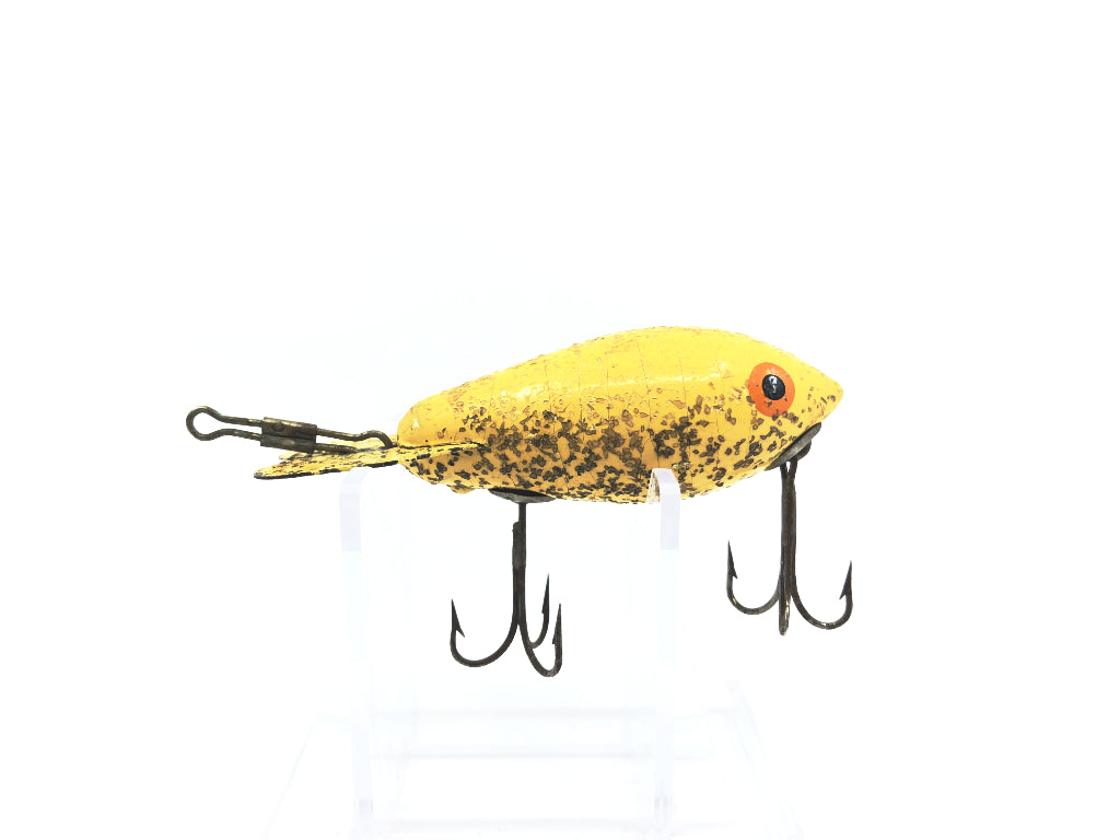 Wooden Bomber 300 Series 319 Yellow/Silver Flakes Color