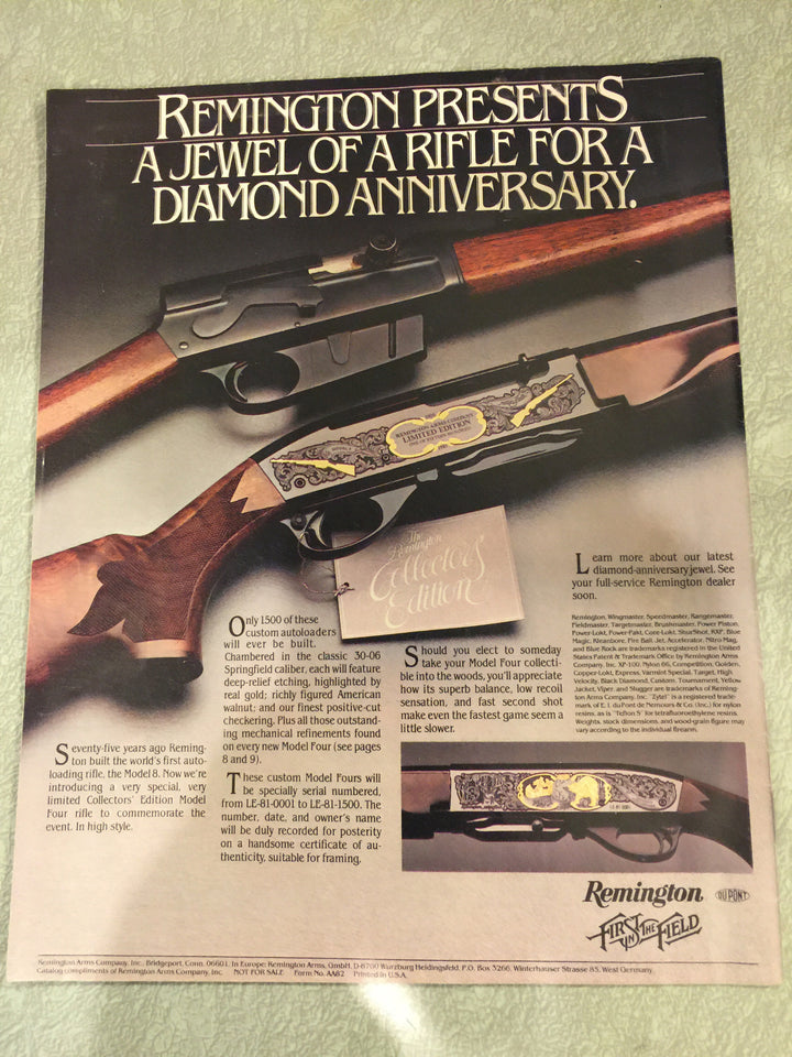 Remington 1982 Catalog