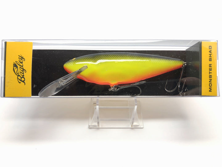 Bagley Monster Shad MSD-CSD Chartreuse Shad Color New in Box OLD STOCK