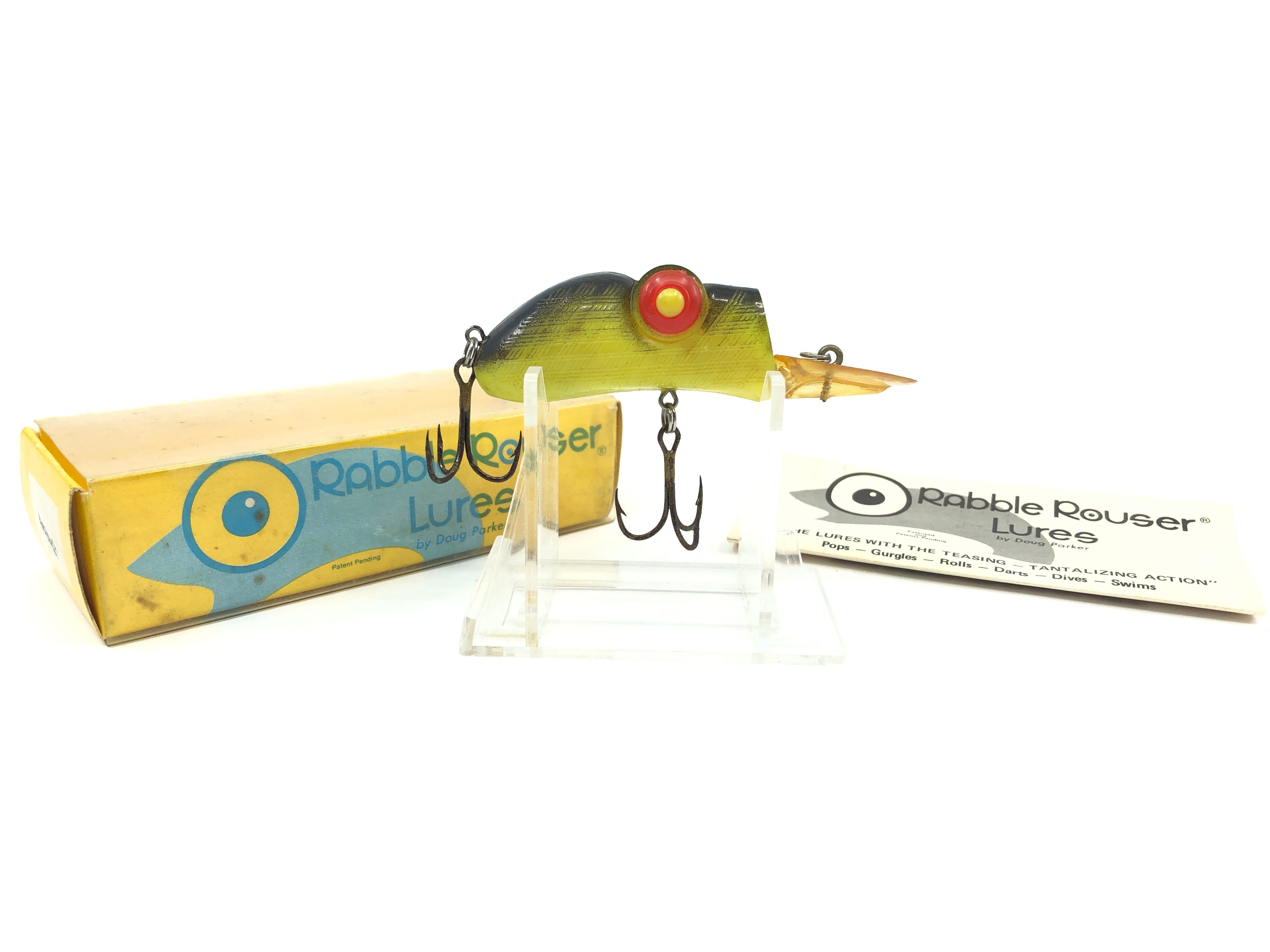 Rabble Rouser Rooter with Box and Papers-Chartreuse color – My Bait ...
