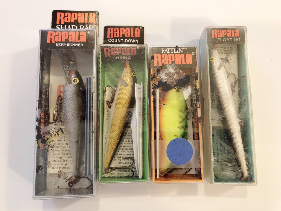 Rapala Lot of Four New in Box Old Stock
