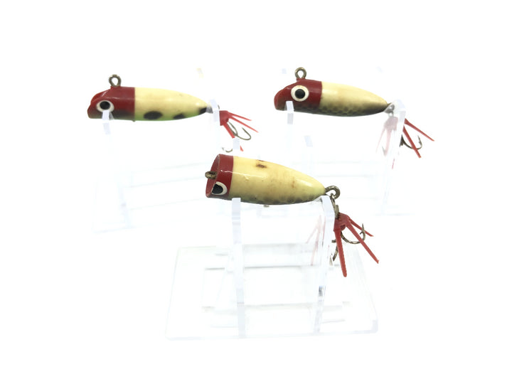 Lot of Three Small Poppers / Oreno Lures