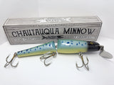 Jointed Chautauqua 8" Minnow Musky Lure Special Order Color "Bavarian Blue Cream"