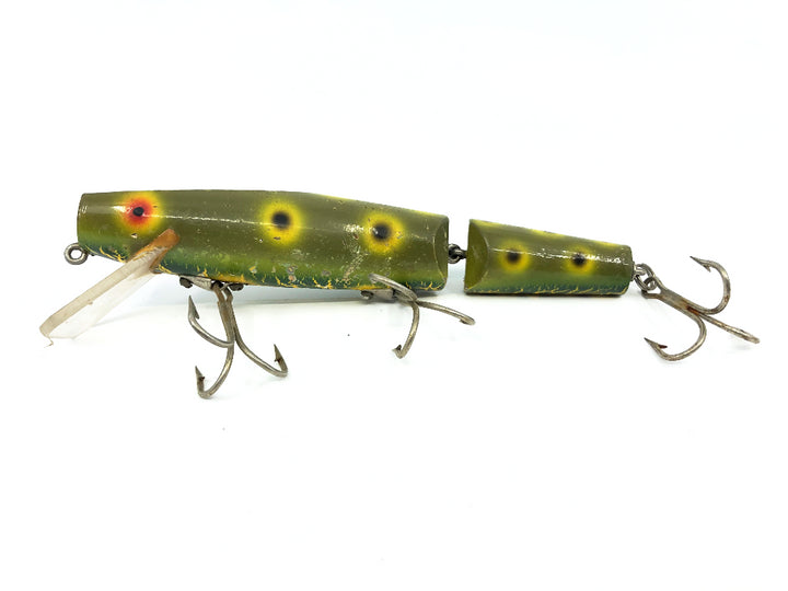 Wiley Jointed 6 1/2" Musky Killer in Frog Crackle Belly Color