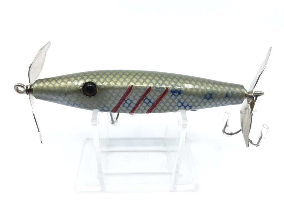 Chautauqua Injured Minnow in Blue Silver Scale Color