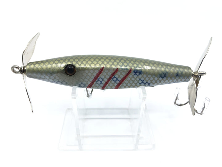 Chautauqua Injured Minnow in Blue Silver Scale Color