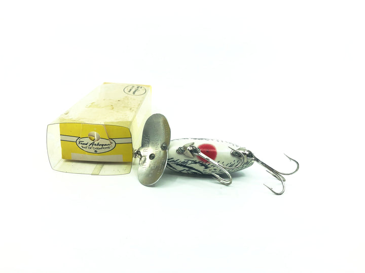 Arbogast Jitterbug Seein's Believin Mouse #247 Color with Box, Flat-Eyed Model.