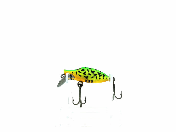 Heddon Tiny River Runt 350 GRA Green Fluorescent Crawdad Color