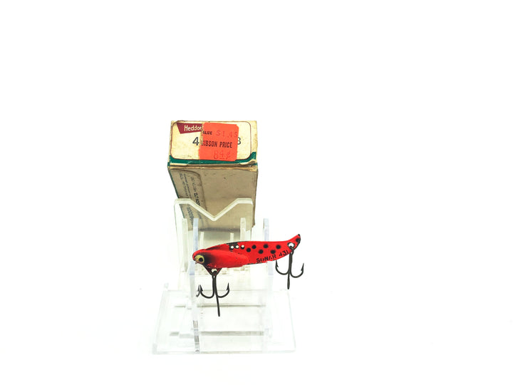 Heddon Sonar 431 Orange Black Spots Color, New in Box Old Stock