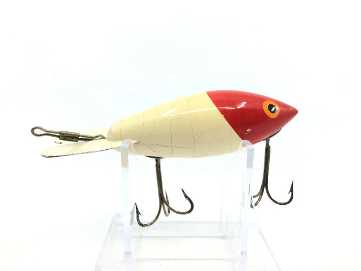 Bomber Wooden 500 Series 504 Red Head/White Body