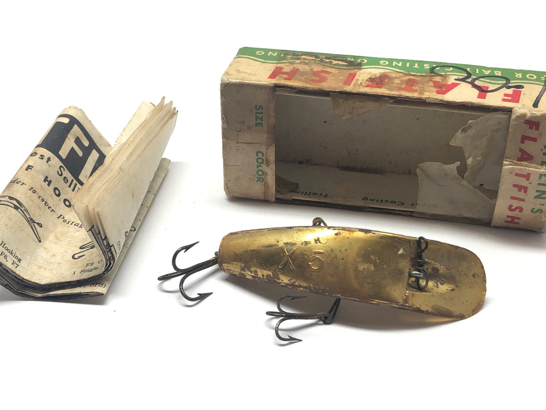 Helin Flatfish X5 GPL (Gold Plated) with Box
