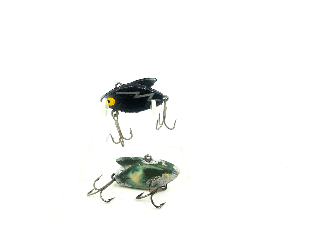 Imitation Heddon Sonic Combo, Black/Frog Color