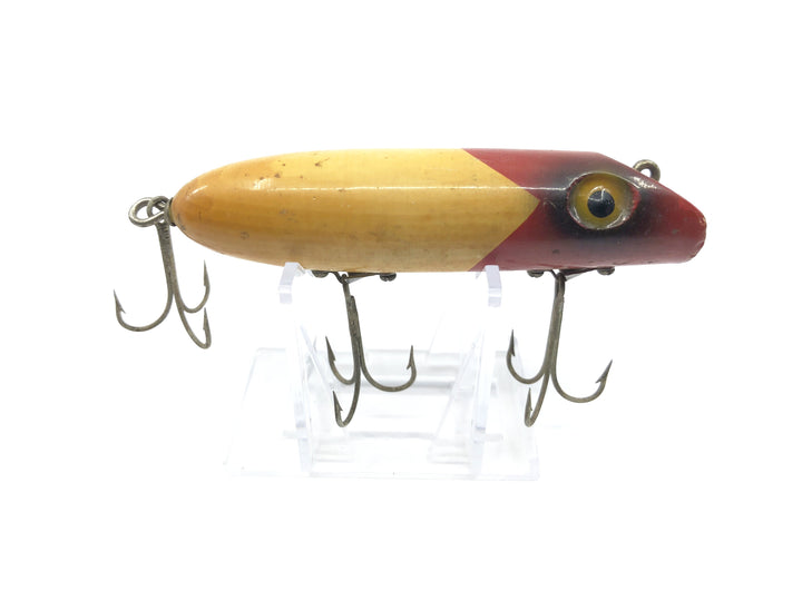 South Bend Bass Oreno Red and White Pressed Eyes