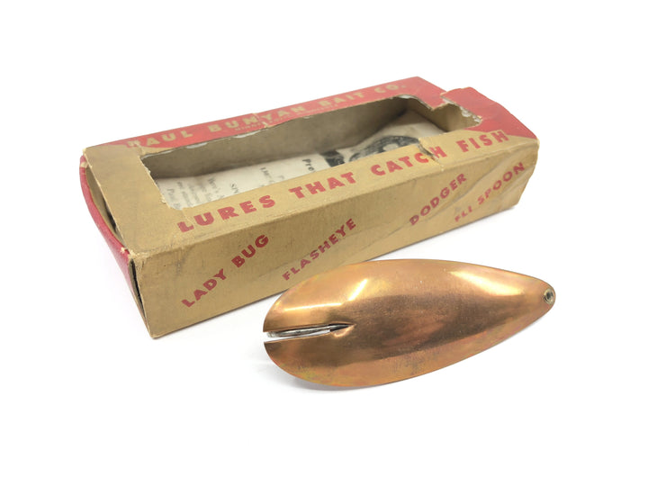 Paul Bunyan Ole Olsen Spoon No. 2700 Copper with Box and Paper