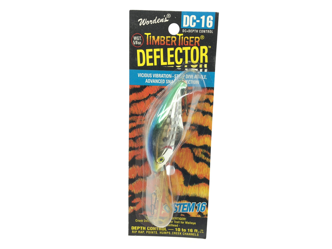 Worden Timber Tiger Deflector DC-16 Color 211 Metallic Silver Shimmer Shad