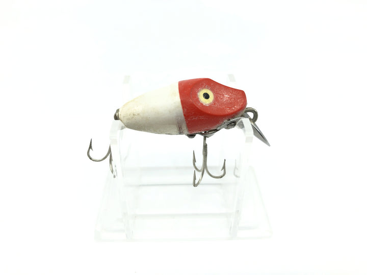 Heddon Midgit Digit River Runt Spook 9020 RH Red Head White Color