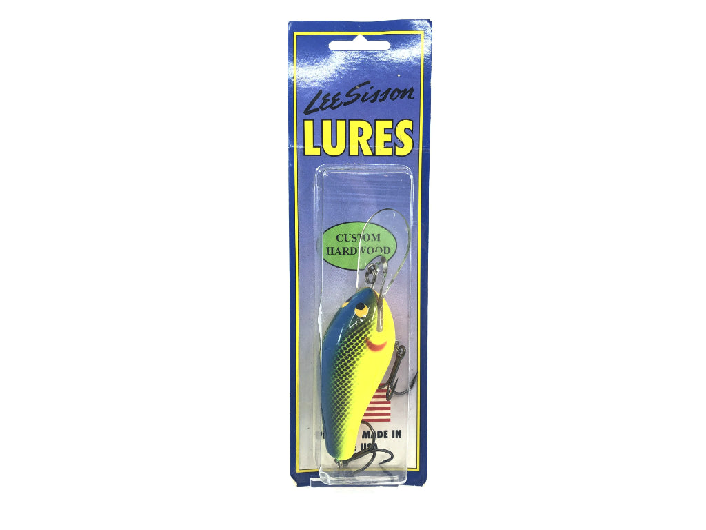 Lee Sisson BS2 Chartreuse/Blue Back Color New on Card