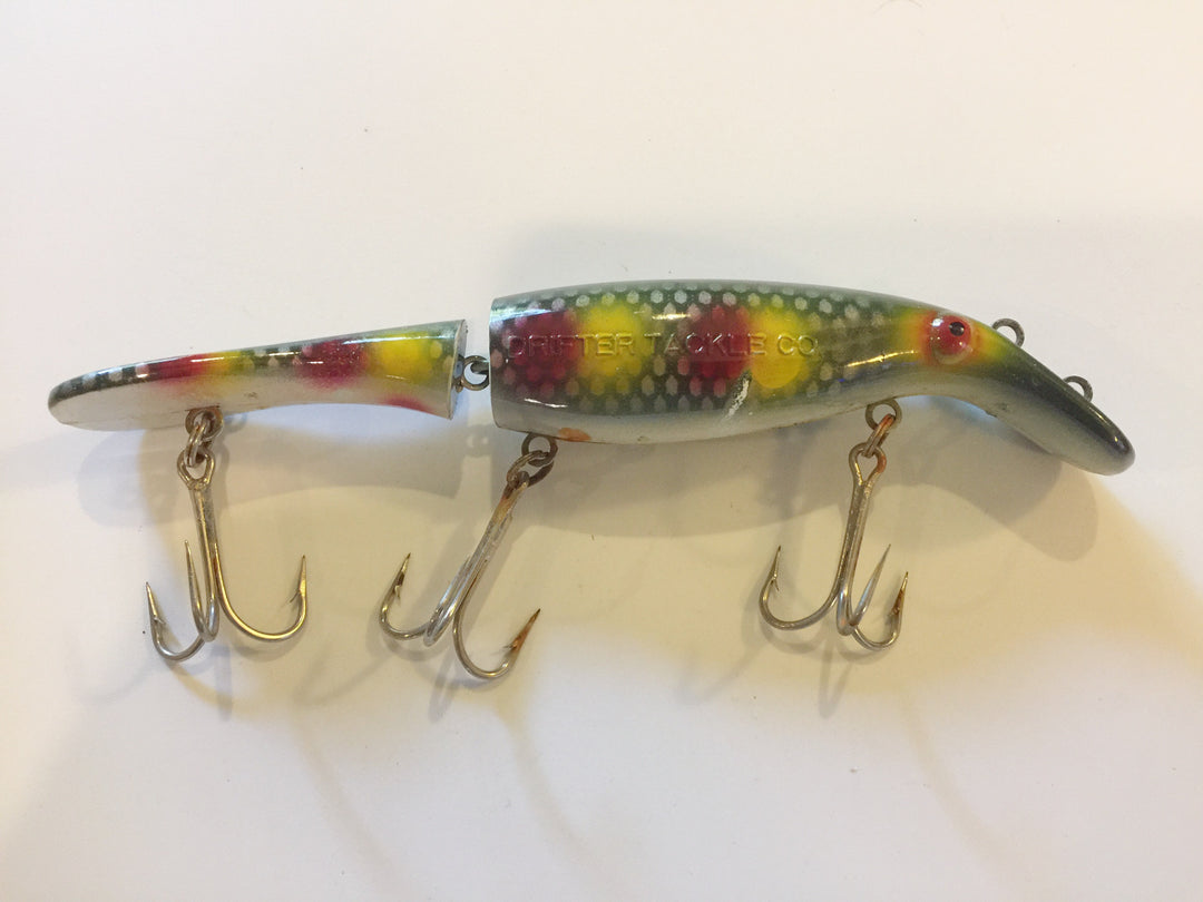 Drifter Tackle The Believer 8" Jointed Musky Lure Green Scale Spotted Pattern