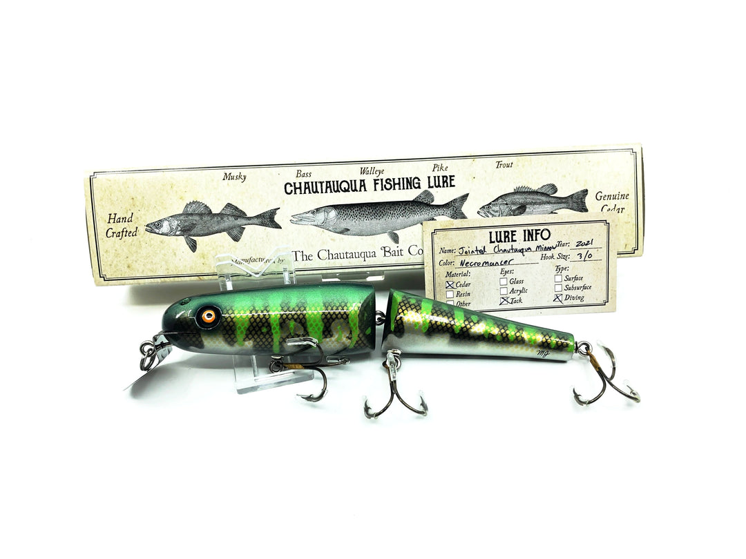 Jointed Chautauqua 8" Minnow Musky Lure Necromancer Custom Color