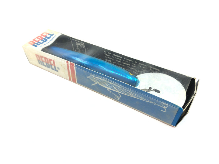 Rebel Vintage Deep Runner Metal Lip DRM2303 Blue Color with Plastic Slider Box