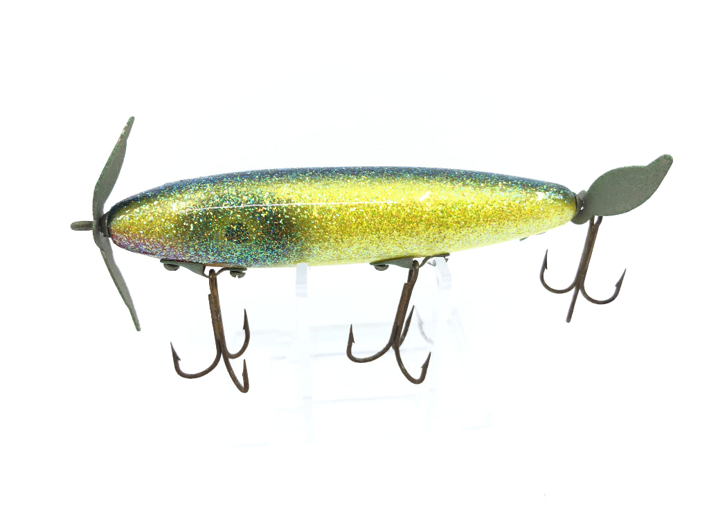 Sparkle Topwater Lure Chartreuse Yellow Color