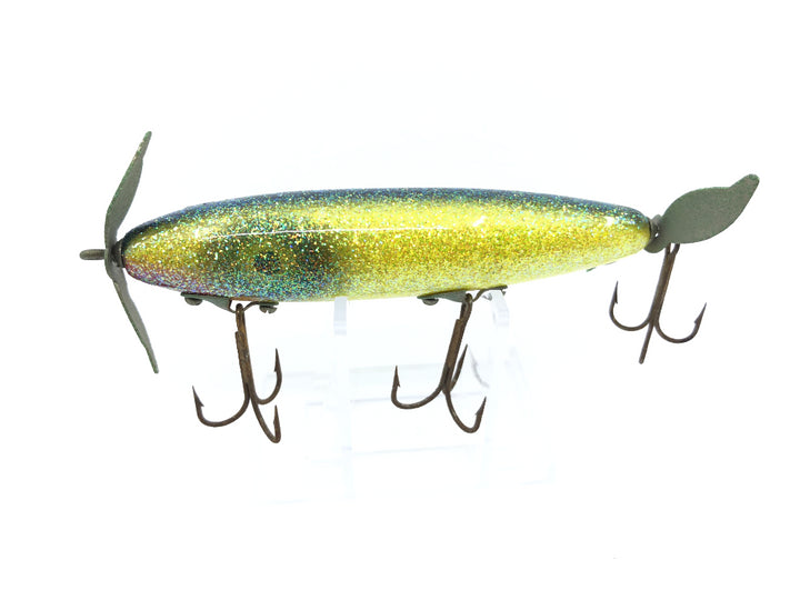 Sparkle Topwater Lure Chartreuse Yellow Color