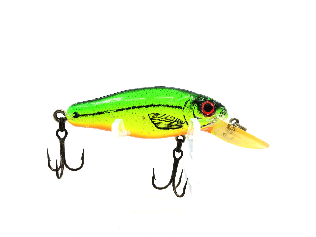 Bomber Smilin Minno 36AXM7 Fire Minnow/Orange Belly