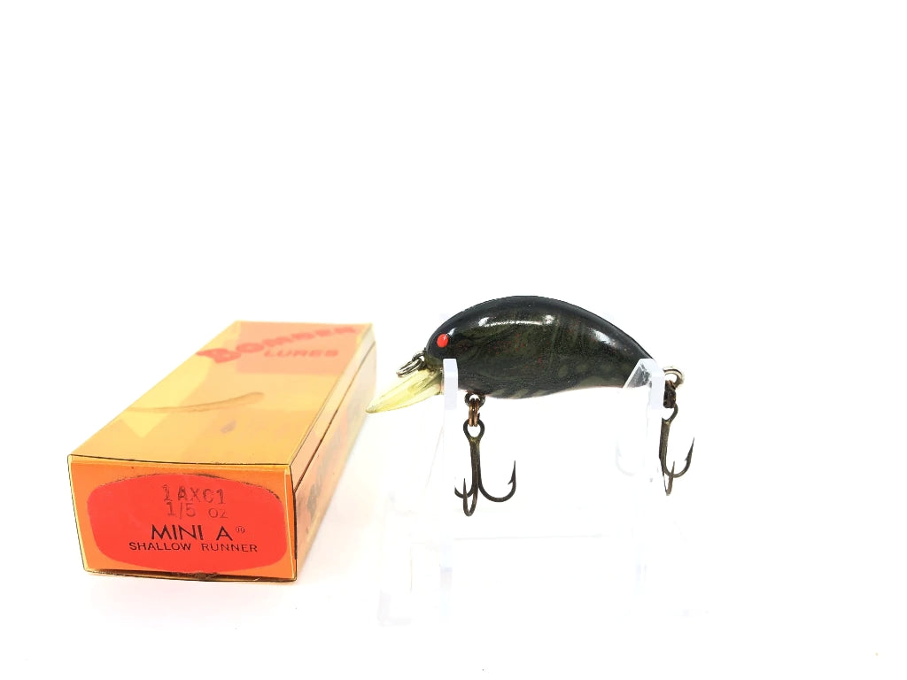 Bomber Model A Screwtail 1A XC2 Dark Green Craw Orange Belly Color New in Box Old Stock