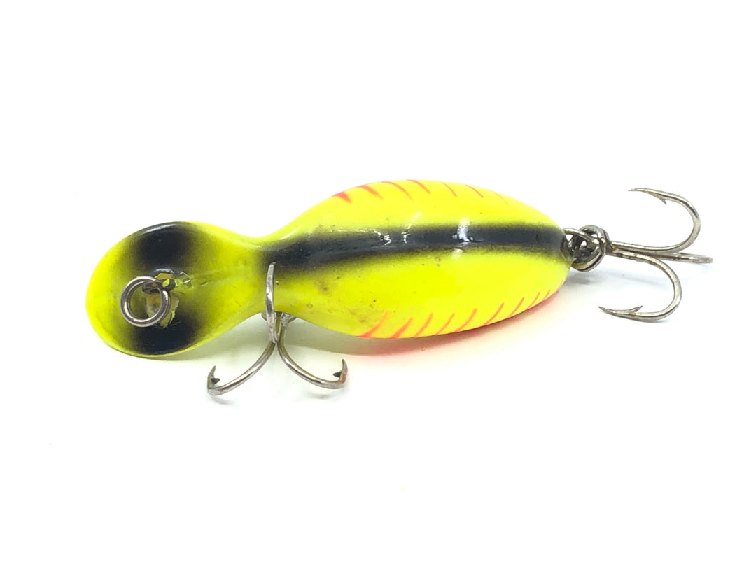 Heddon Clatter Tad FYO Fluorescent Yellow With Orange Ribs