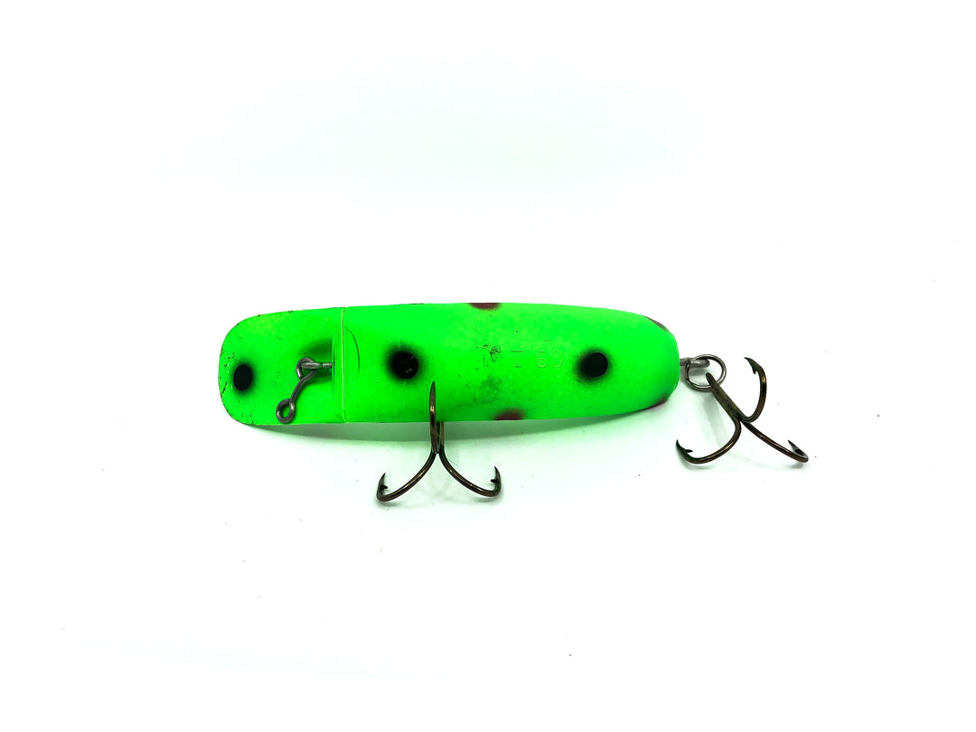 Helin Flatfish Musky Size T60-GFL Green Fluorescent Color