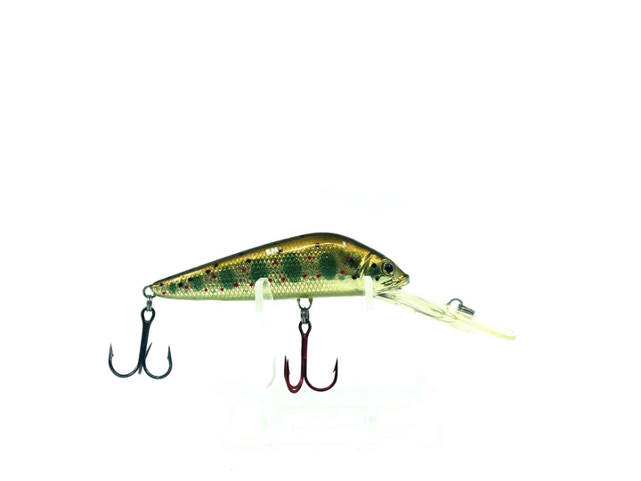 Bass Pro XPS Humpback Floating Minnow Rainbow Trout Color