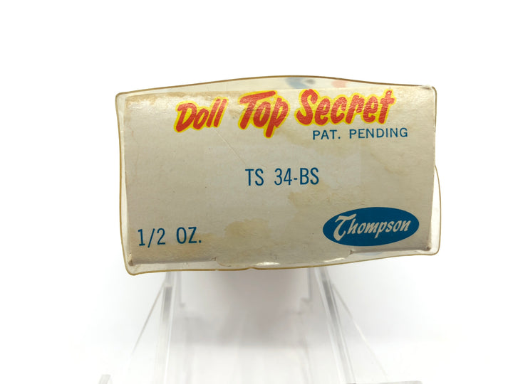Thompson Doll Top Secret TS 34-BS Black Scale Color Lure New in Box