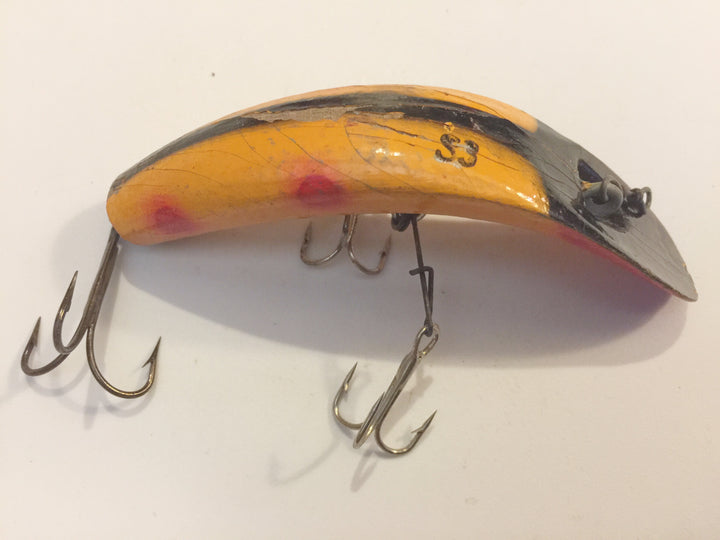 Helin S3 Wooden Orange Red and Black Flatfish