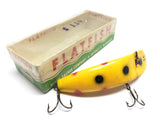 Vintage Helin Flatfish T4 YE Yellow with Box