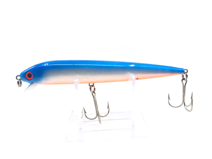 Unmarked Blue Silver and Orange Crankbait