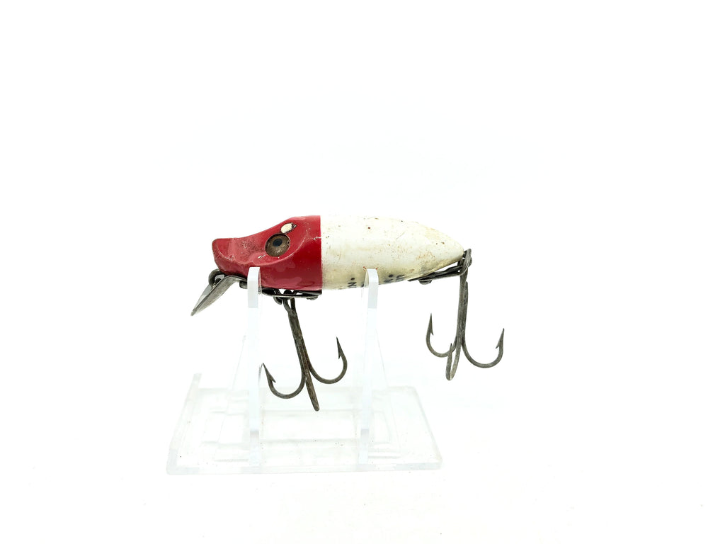 Vintage Heddon River Runt Spook Sinker Fishing Lure Red & White Vintage Heddon River Runt Spook Sinker Fishing Lure Red & White