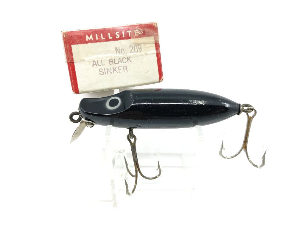 Millsite Sinker 209 All Black Color with Matching Box