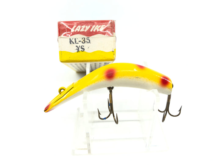 Kautzky Wooden Lazy Ike KL-35 YS Yellow Spots Color with Box