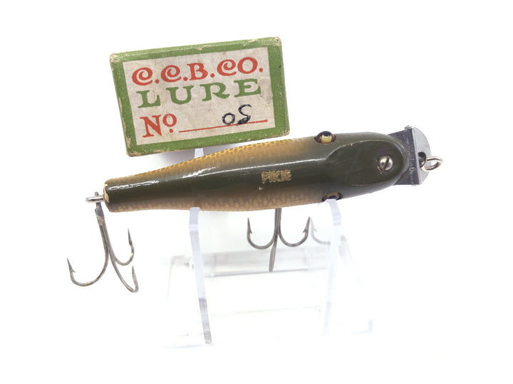 Creek Chub 904 Baby Pikie in Rare NRA Stamped Box Golden Shiner Color